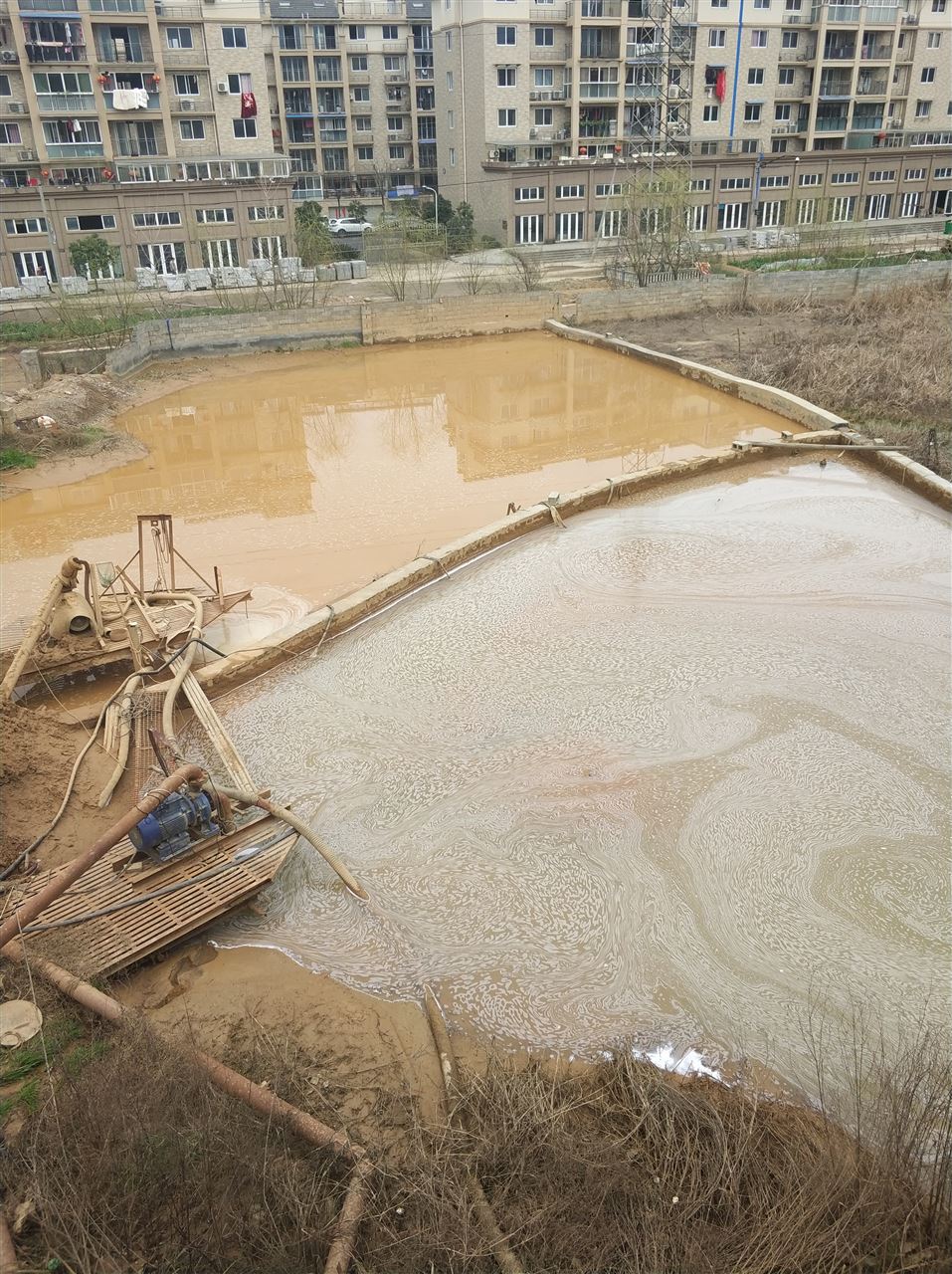 冷水江沉淀池淤泥清理-厂区废水池淤泥清淤